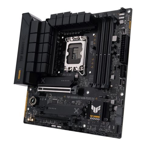 ASUS TUF GAMING B760M-PLUS D4 DDR4 5333MHZ 1XHDMI 1XDP 2XM.2 USB 3.2 MATX 1700P (13. VE 12.NESİL İŞLEMCİ UYUMLU)