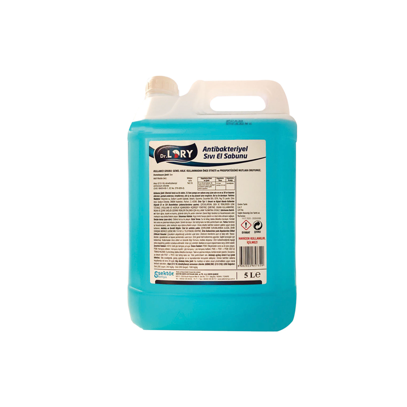 Dr. Lory Antibakteriyel Sıvı El Sabunu 5 Kg