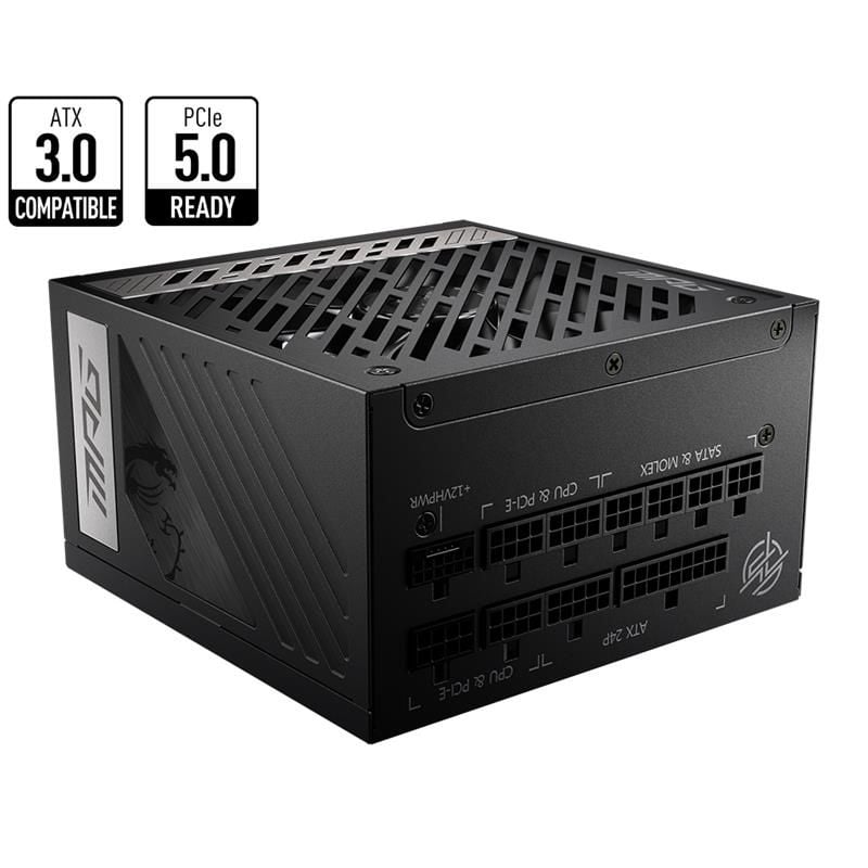 MSI MPG A850G PCIE5 850W 80+ POWER SUPPLY