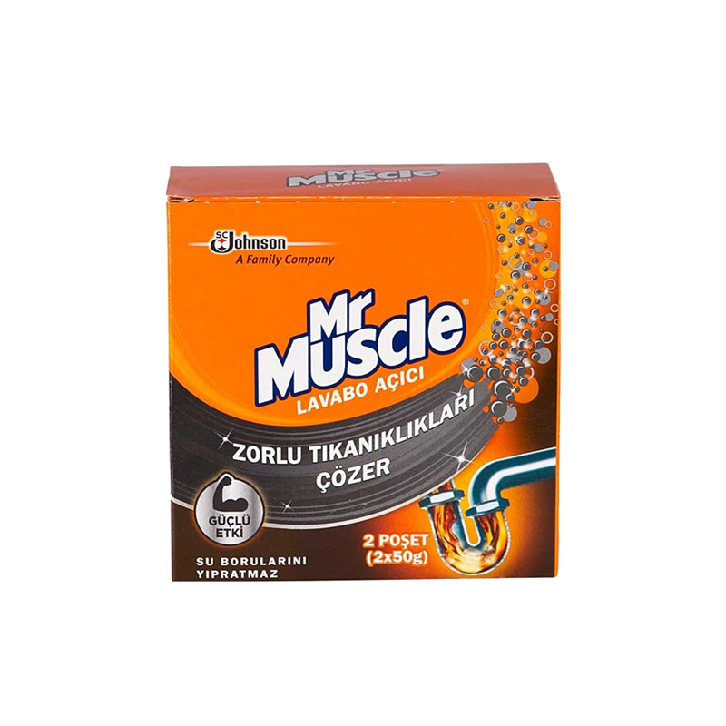 Mr. Muscle Toz Lavabo Açıcı 50 gr 2'li Paket