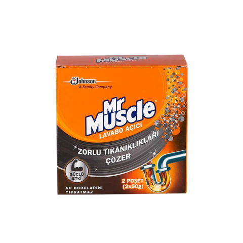 Mr. Muscle Toz Lavabo Açıcı 50 gr 2'li Paket