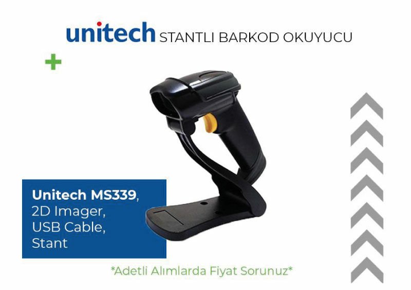 UTE-MS339-1CG UNITECH STANDLI BARKOD OKUYUCU