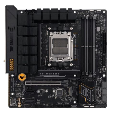 ASUS TUF GAMING B650M-E WIFI DDR5 6400MHZ 1XHDMI 2XDP 2XM.2 USB 3.2 MATX AM5 ( AMD AM5 7000 SERİSİ İŞLEMCİ İLE UYUMLU)