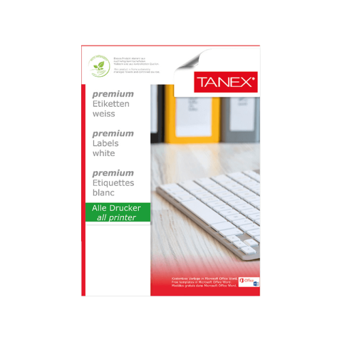 Tanex TW-2000 210x297 mm Laser Etiket 100'lü Paket