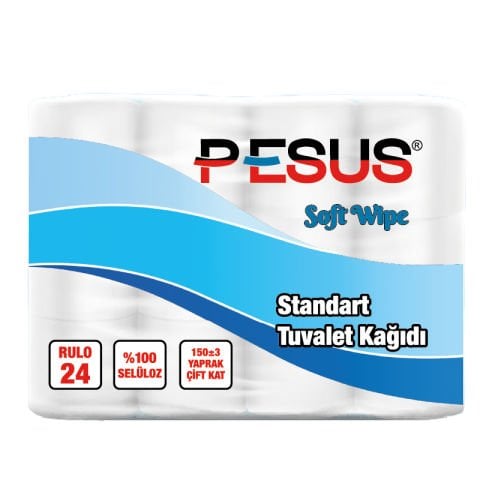 Pesus Soft Wipe Standart Tuvalet Kağıdı 24'lü Paket