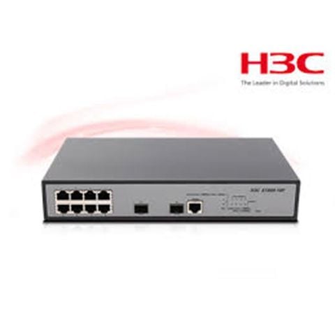 H3C S1850-10P 8 PORT GIGABIT + 2X1GB SFP UPLINK WEB YONETILEBILIR L2 RACKMOUNT SWITCH