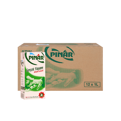 Pınar Yağlı Süt 1 Lt 12'li Paket