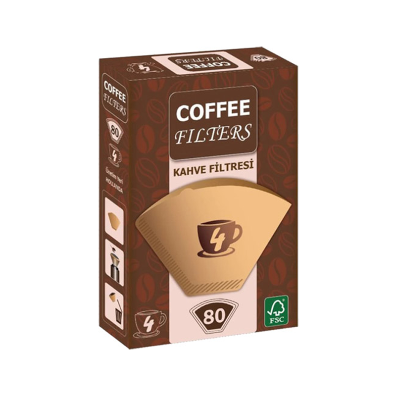 Caffeo Filtre Kahve Kağıdı 1x4 80'li Paket