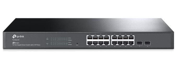 TP-LINK TL-SG2218 16 PORT GIGABIT+2 SFP YONETILEBILIR RACMOUNT JETSTREAM SWITCH