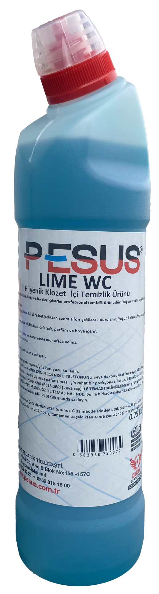 Pesus Lime Yoğun Kıvamlı Wc Temizleyici 750 Gr