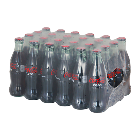 Coca Cola Zero Cam Şişe 250 ml 24'lü Paket