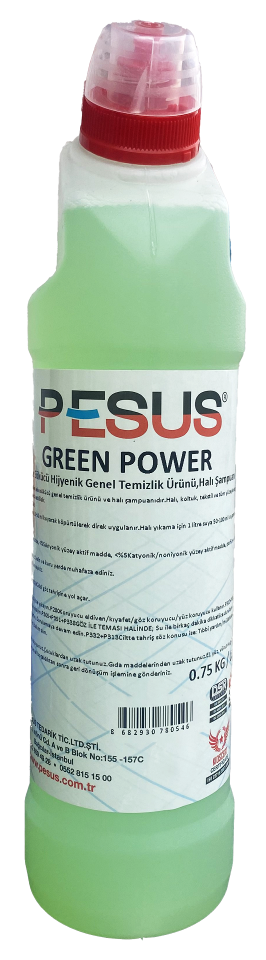 Pesus Green Power Genel Temizlik ve Leke Sökücü 750 Ml