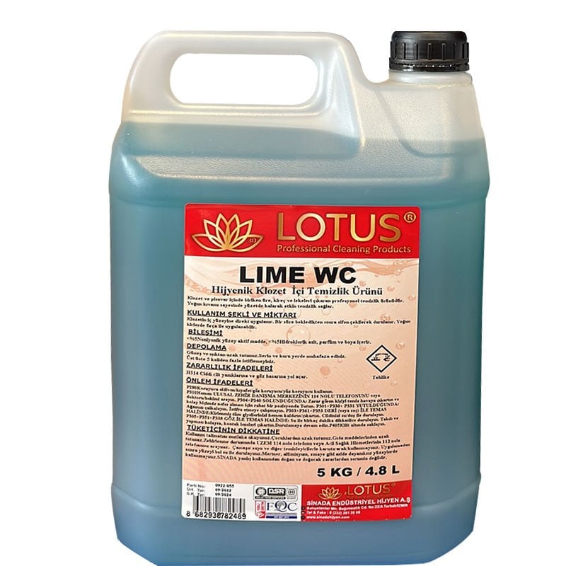 Lotus Lime Yoğun Kıvamlı Wc Temizleyici 5 Kg