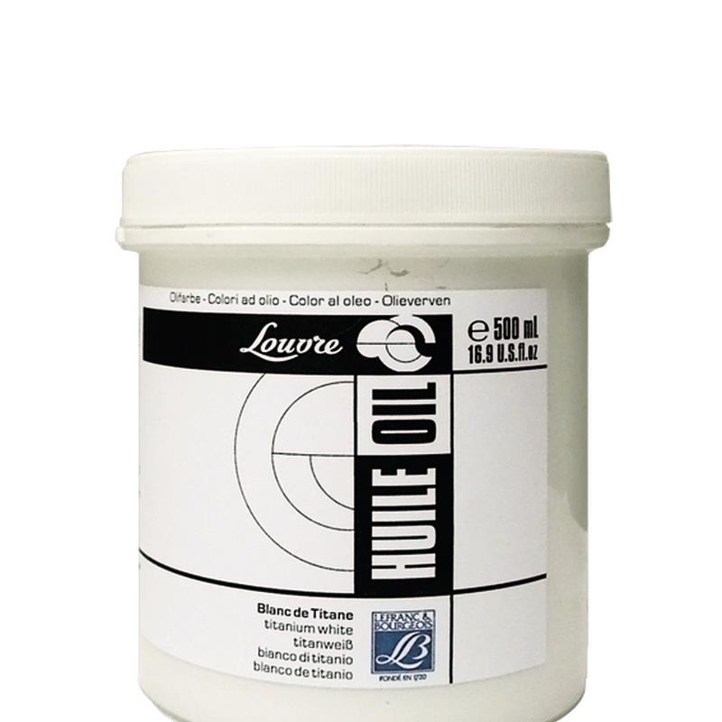 Louvre Yağlı Boya 500ml - Titanium White