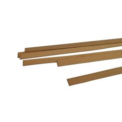 Bambu Çıta Açık Kahve 2x8mm 50cm 10'lu