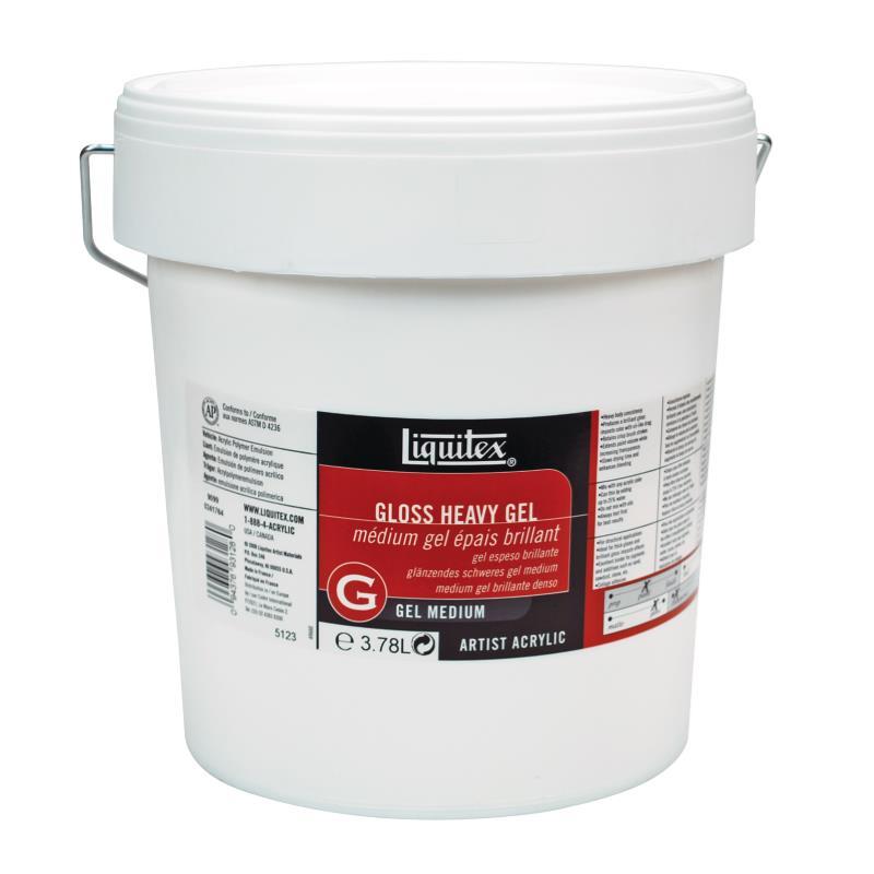 Gel Medium - Gloss Heavy Gel - Parlak Yoğun Jel - 3,78L