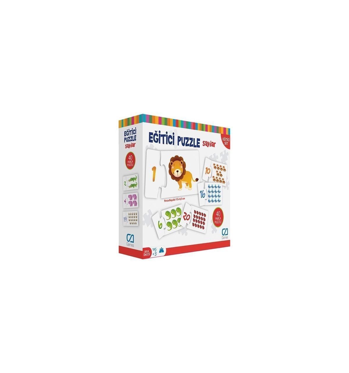 Ca Games 5031 Eğitici Puzzle Sayılar 40 Parça