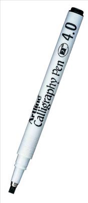 244 Callighraphy Pen 4.0mm - Siyah