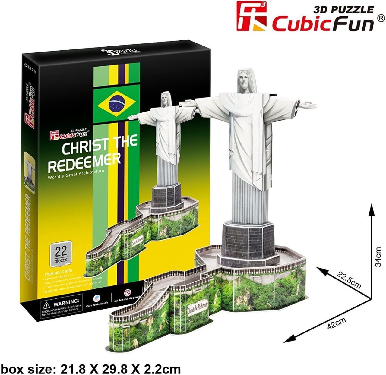 3 Boyutlu Puzzle -Christ the Redemeer