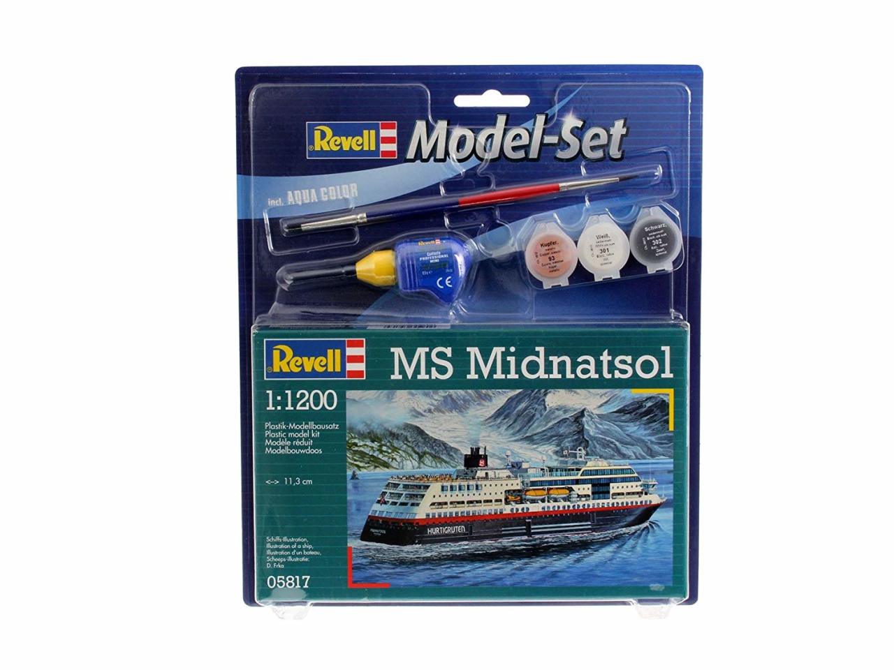 MS Midnatsol Model Gemi Seti - 1/1200 - 5817