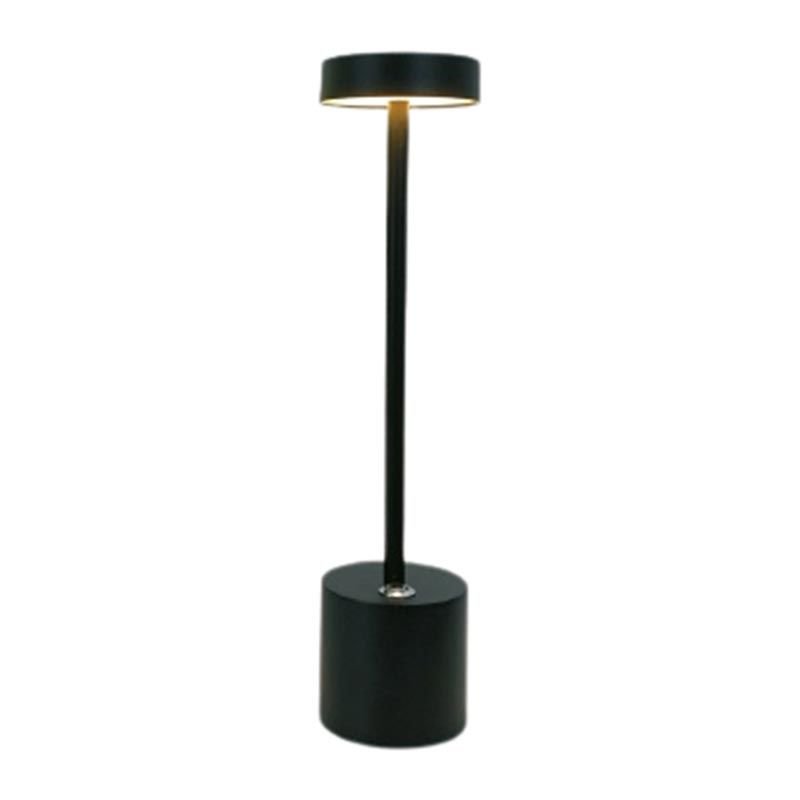 Şarj Edilebilir Masa Lambası, 8x35 cm, Siyah