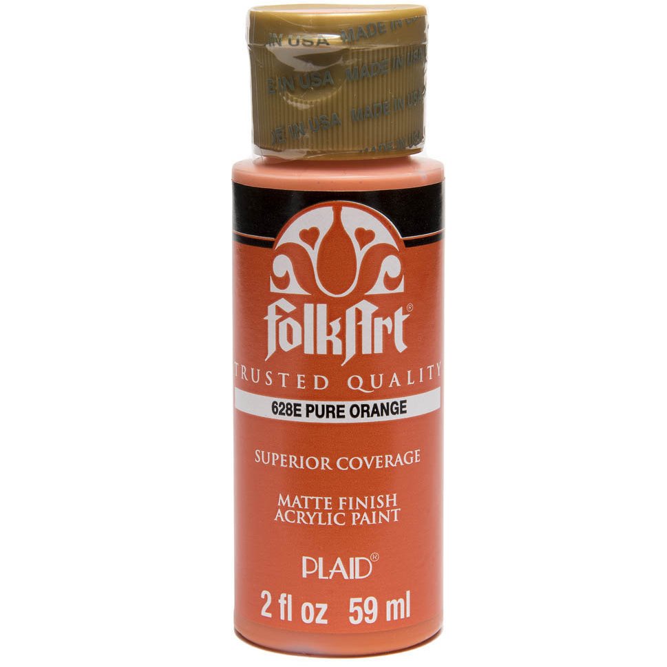 Folkart Akrilik Boya 59 ml - 628 Pure Orange