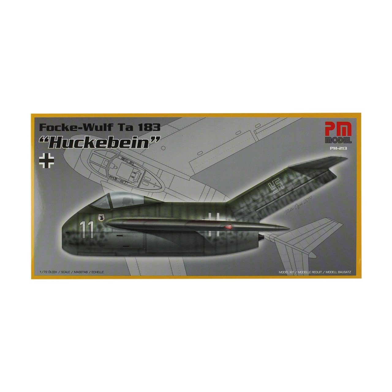 Pm-213 Focke-Wulf Ta 183 ''Huckebein'' Model Uçak 1:72