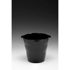 Polikarbon Buz & Şarap Şişe Kovası, 20x19 cm, Siyah