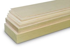 Balsa Levha 10x100cm 6mm 3'lü Paket