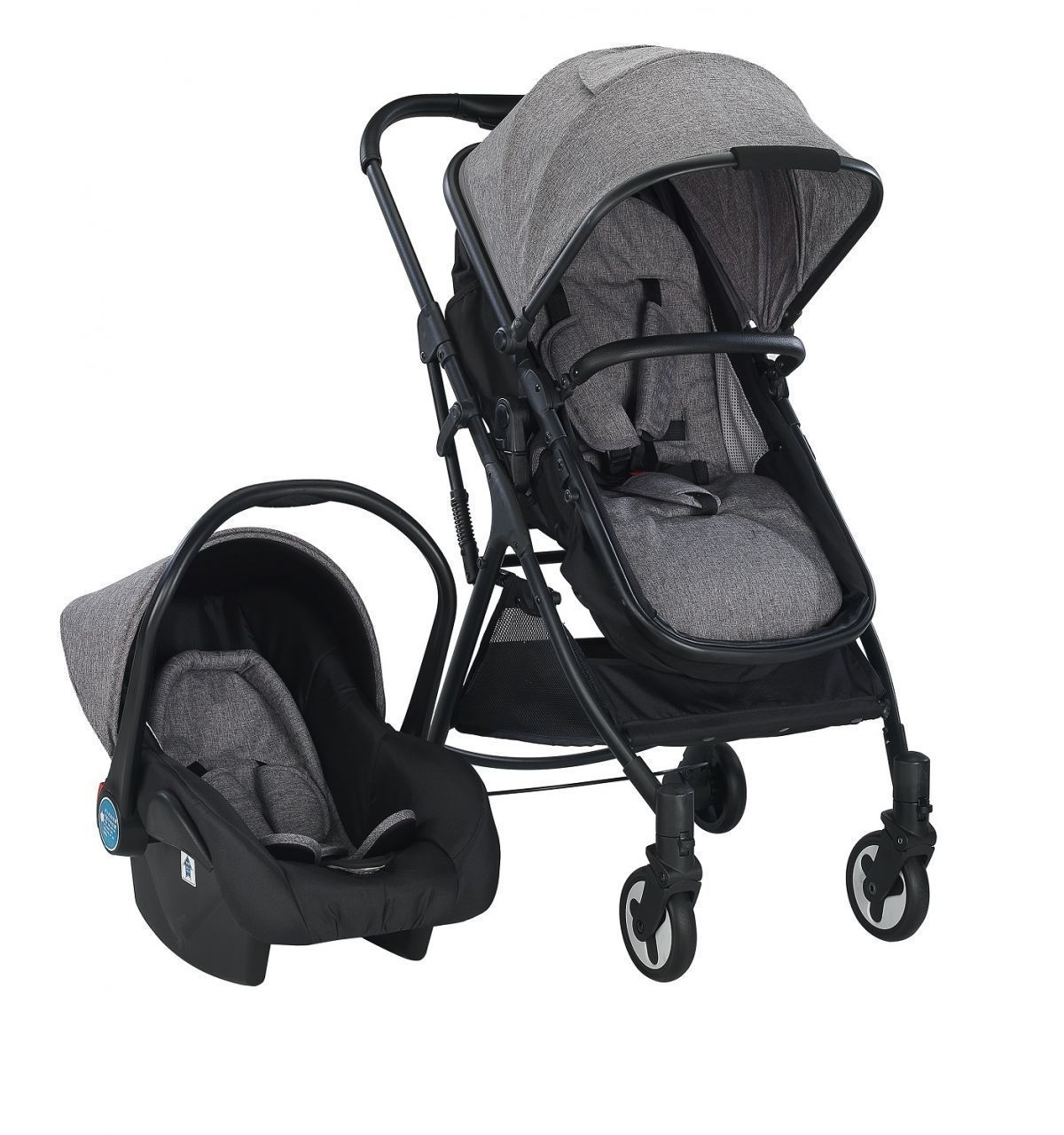 Baby2Go 2038 Eco Travel Sistem Bebek Arabası - Gri