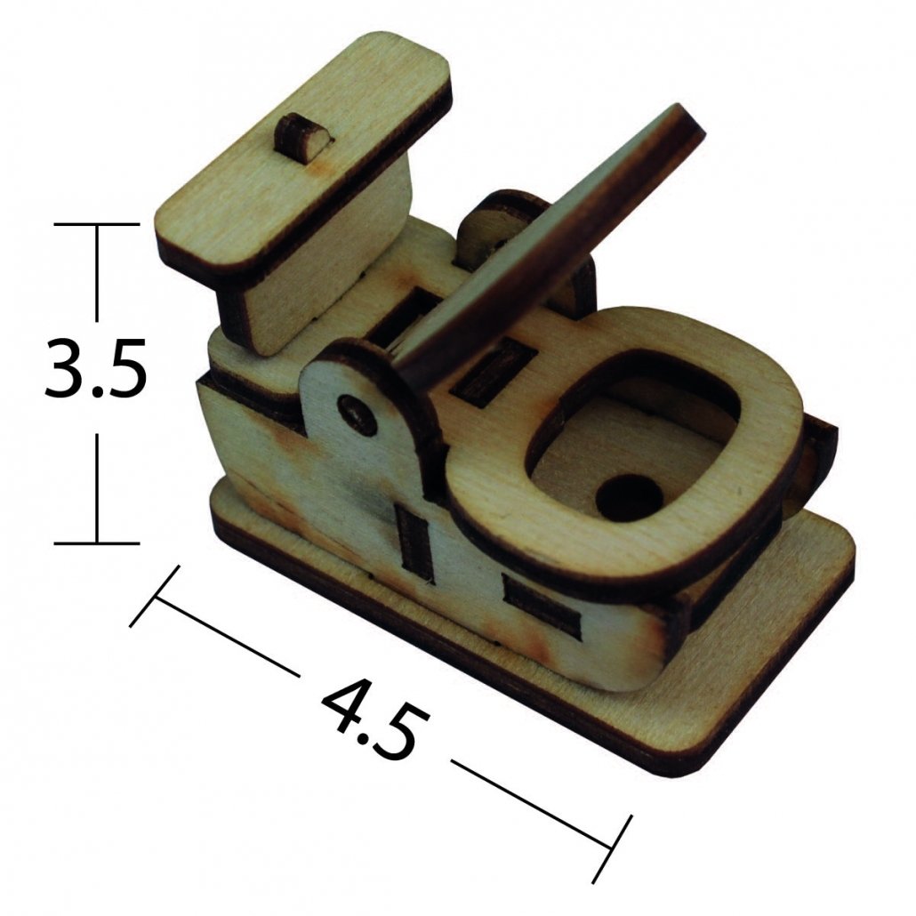 Ahşap Minyatür Tuvalet N:MN31