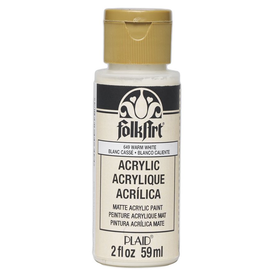 Folkart Akrilik Boya 59 ml - 649 Warm White