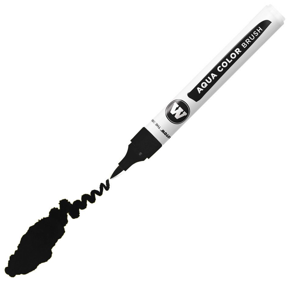 Aqua Color Brush Fırça Uçlu Kalem N:022 Deep Black