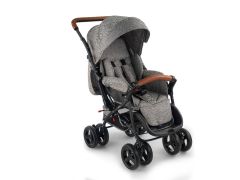 Baby2Go 2024 Safe Çift Yönlü Bebek Arabası - Gri