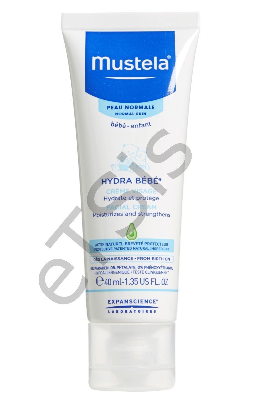 Mustela Hydra Bebe Organik Avokadolu Bebek Yüz Kremi - 40ML