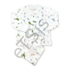 Sema Baby Happy Birds Bebek Pijama Takımı 6-9 Ay