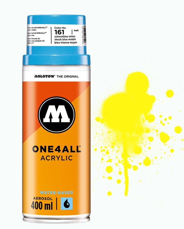 ONE4ALL Akrilik Sprey Boya 400ml - N:006 Zinc Yellow