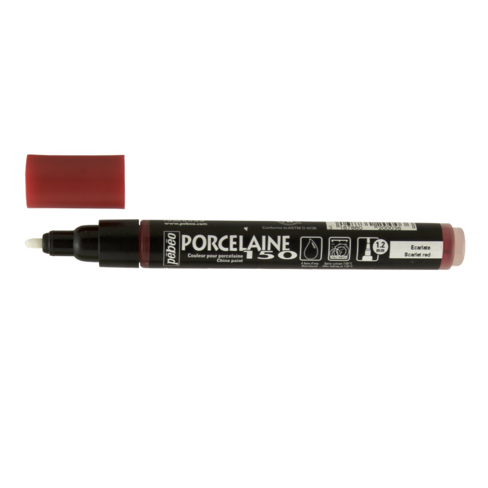 150 Porselen Kalemi 1,2mm Scarlet Red