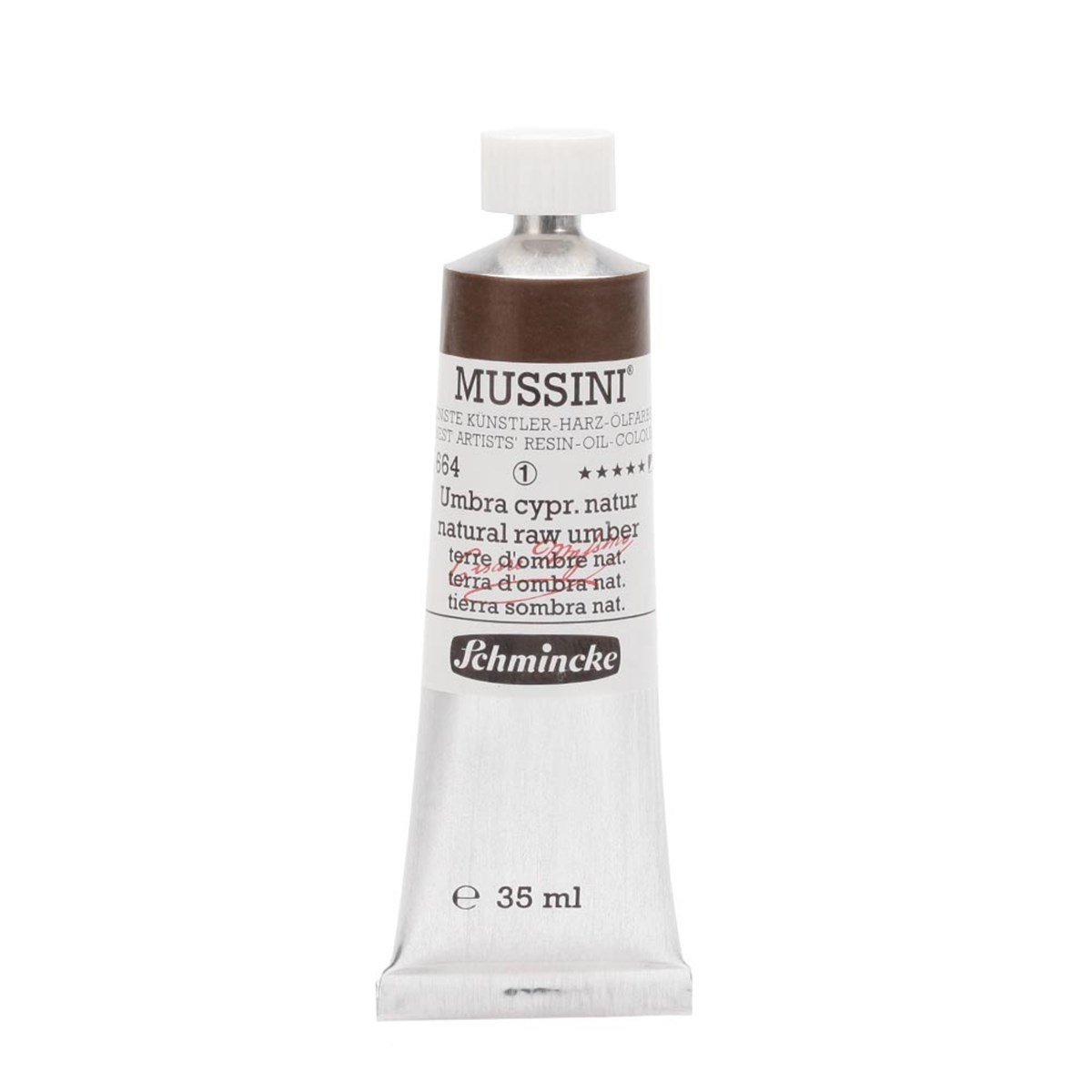 Mussini Yağlı Boya 35ml. Seri 1 N:664 Natural Raw Umber