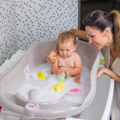 OkBaby Onda Evol Banyo Küveti & Banyo Küvet Taşıyıcı / Gri