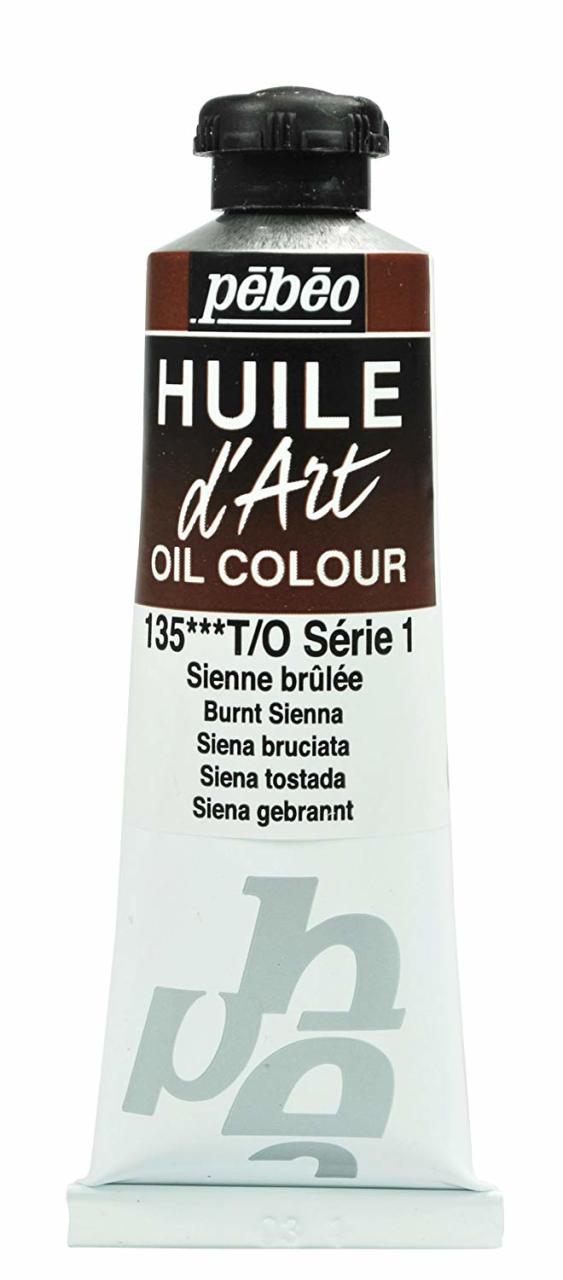 Huile Dart Yağlıboya - 37ml - Burnt Sienna - S1 - 135