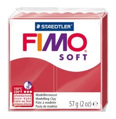 Fimo Soft Polimer Kil - Cherry Red - 57g