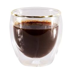 Çift Çidarlı Espresso Bardağı, 80 ml