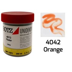 Unidekor Sır Altı Boyası 200ml N:4042 Orange