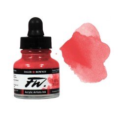 FW Ink Likit Akrilik 29.5ml - Flame Red 2764