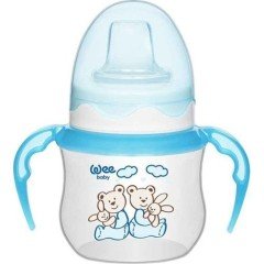 Wee Baby Akıtmaz Kulplu Pp Bardak 125 ml - Mavi