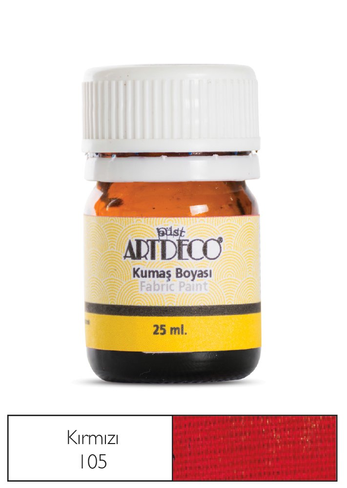 Kumaş Boyası 25ml Kırmızı 105