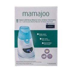 Mamajoo 3 İşlevli Mama Isıtıcısı & Buhar Sterilizatörü + Mini Hediye Seti 150 ml / Mavi