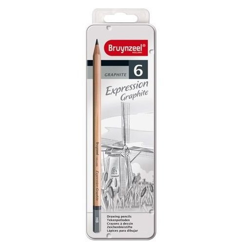 Bruynzeel Expression Graphite 6'lı Set