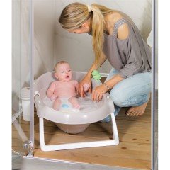 Okbaby Onda Slim Katlanır Bebek Küveti / Mavi